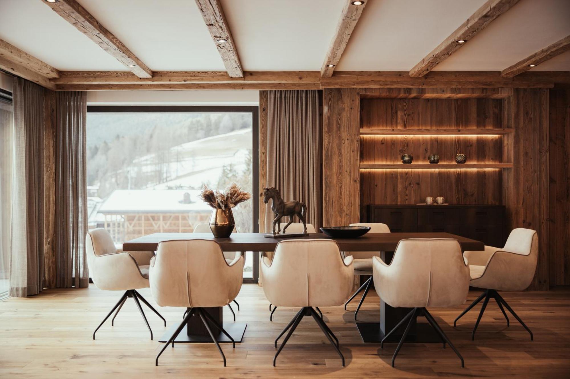Luxury Chalet P Ortisei Bagian luar foto