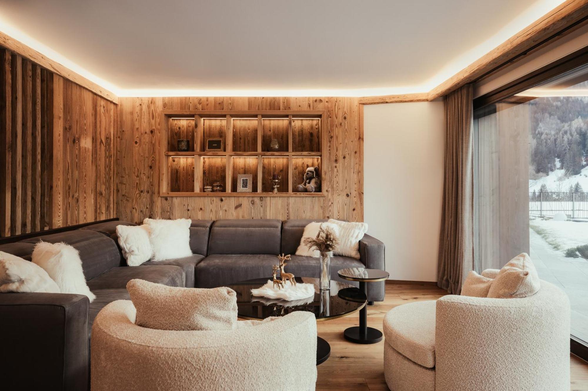 Luxury Chalet P Ortisei Bagian luar foto